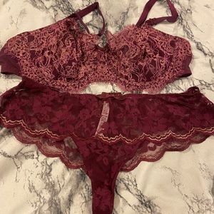 Victoria’s Secret Wicked Bra and Panty Set